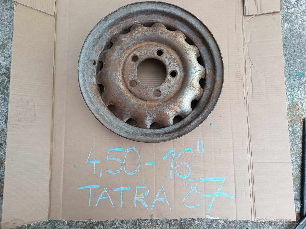 Disk kola 4.50-16"  Tatra 87