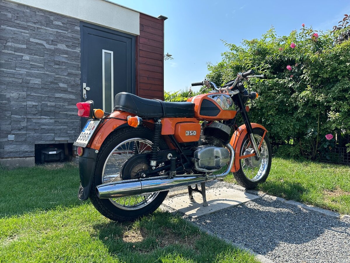 CZ350/472.4 originalni stav, Motor po GO