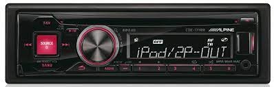 ALPINE CDE-171RR , USB , MP3 , AUX....