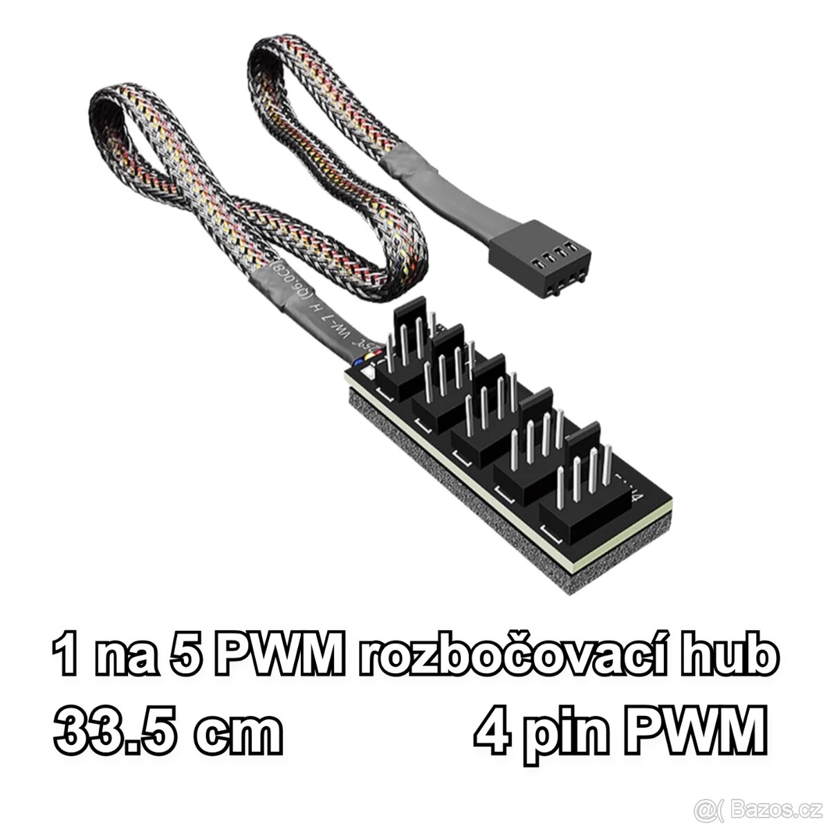 PWM fan splitter, rozbočovač/hub větráčků/ventilátorů PC