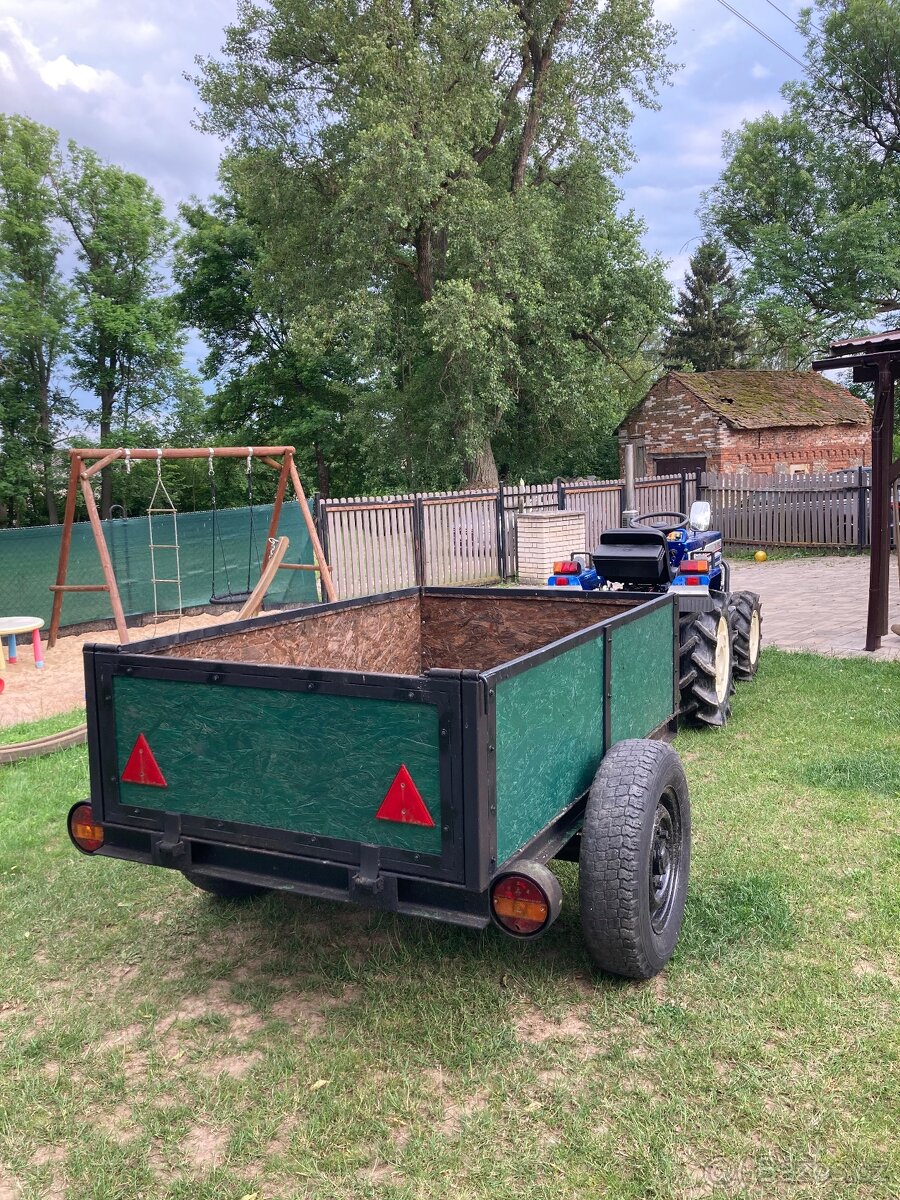 Vlek za malotraktor, vlečka, vyvážečka, top stav