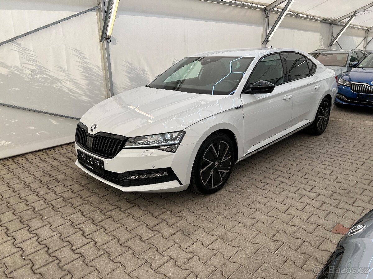 Škoda Superb III sedan 2.0TDi,110kW,DSG,Sportline,22TKM, ČR