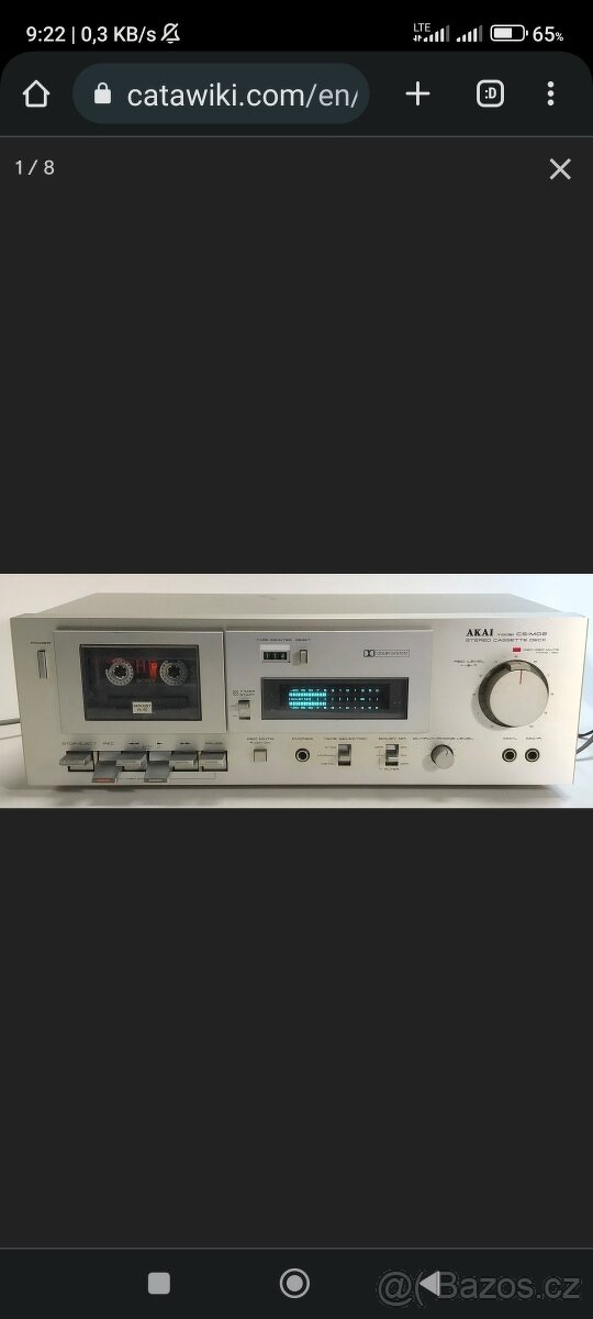 Akai CS-MO2 tape deck / 1980