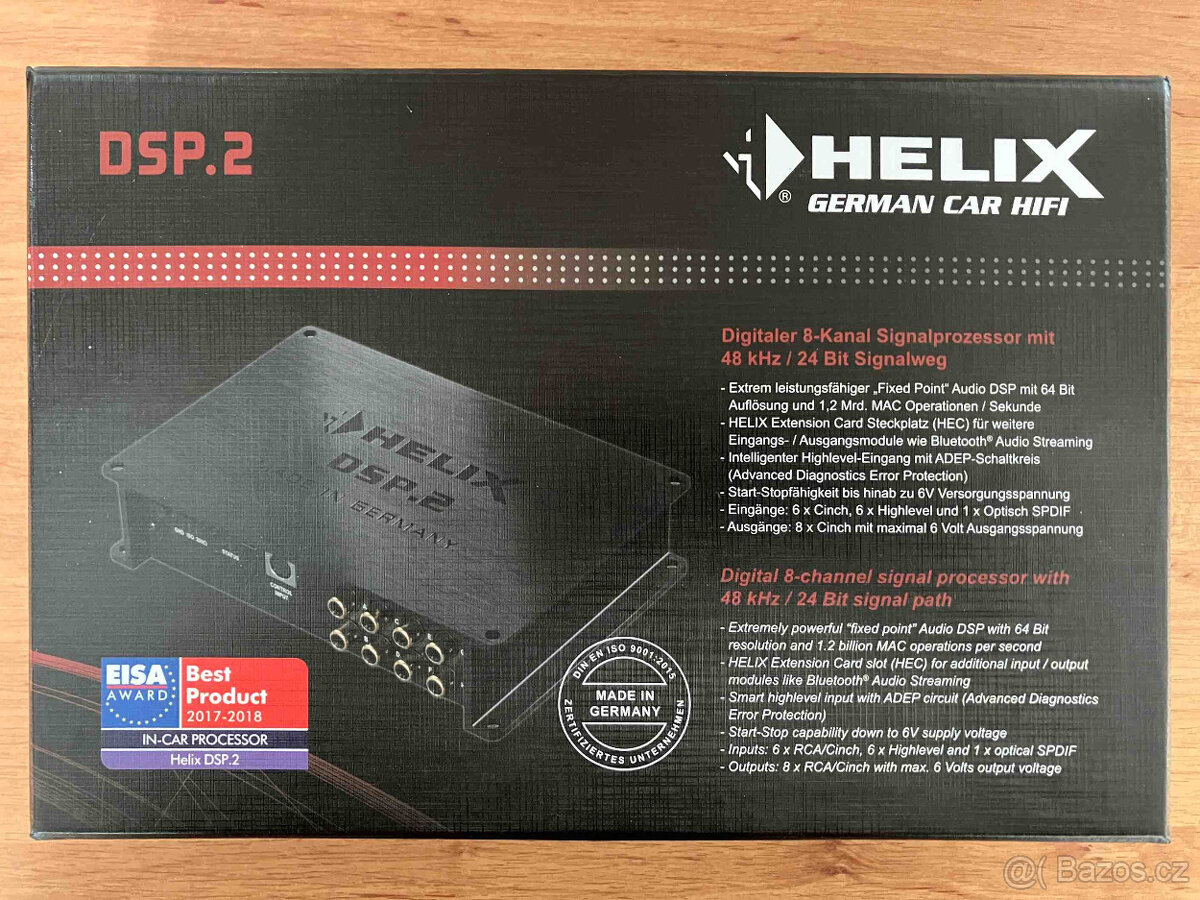 Highend car hifi-DSP a zesilovač