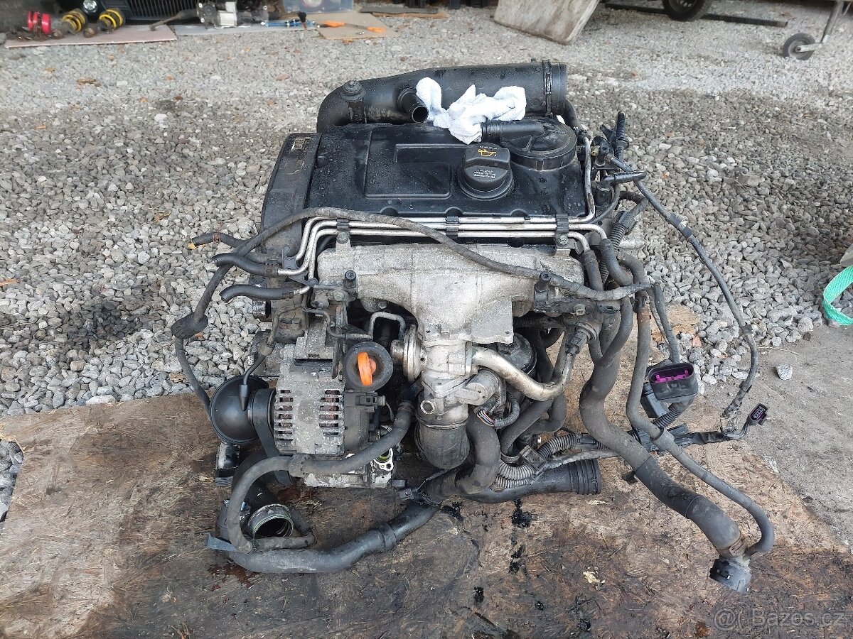 Motor 2.0 tdi, 103 kW, BKD, kompletní, 263 tkm