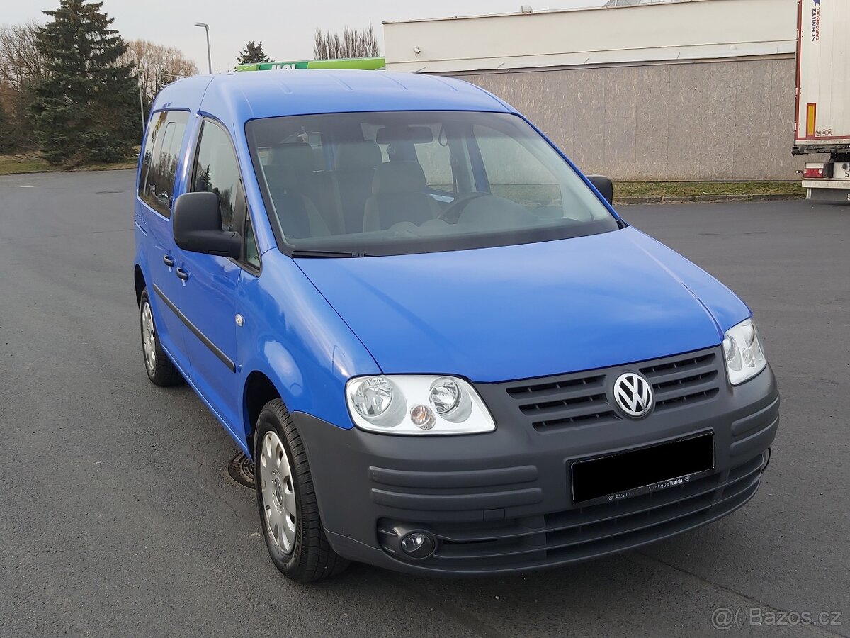 Volkswagen Caddy 1.9 TDi 77 kw BJB, 1.majitelka, velmi pěkný