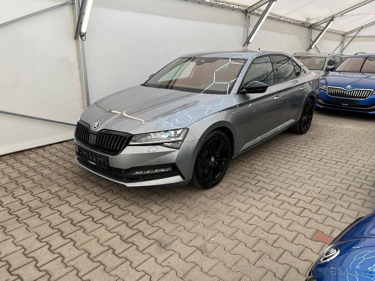 Škoda Superb III sedan 2.0TSi,200kW,DSG,4x4,Sportline,LED