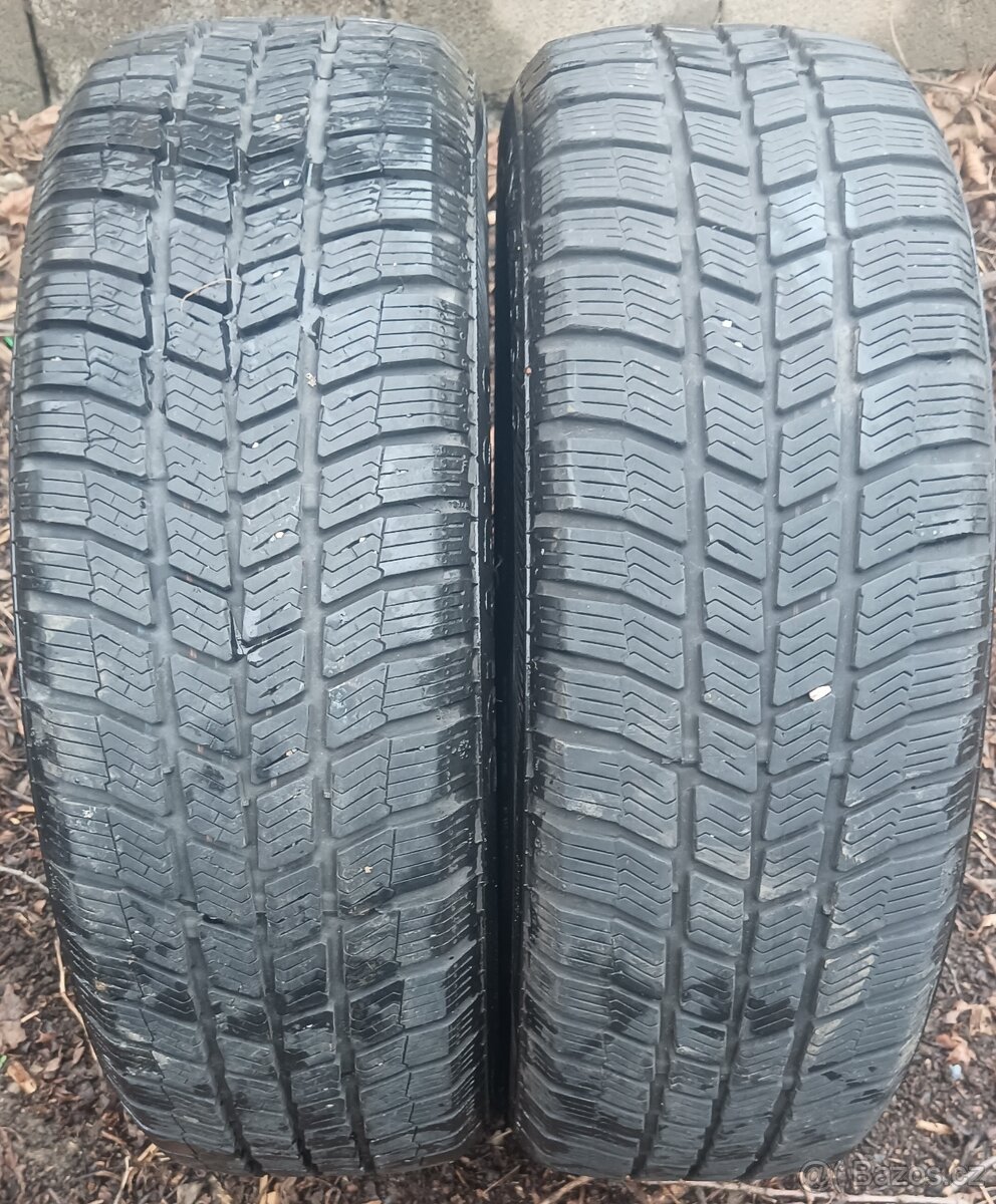 185/60 R15 88T Barum Polaris 3, DVĚ zimní pneumatiky, hloubk