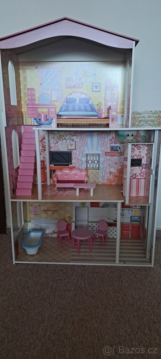 Barbie dům s nábytkem