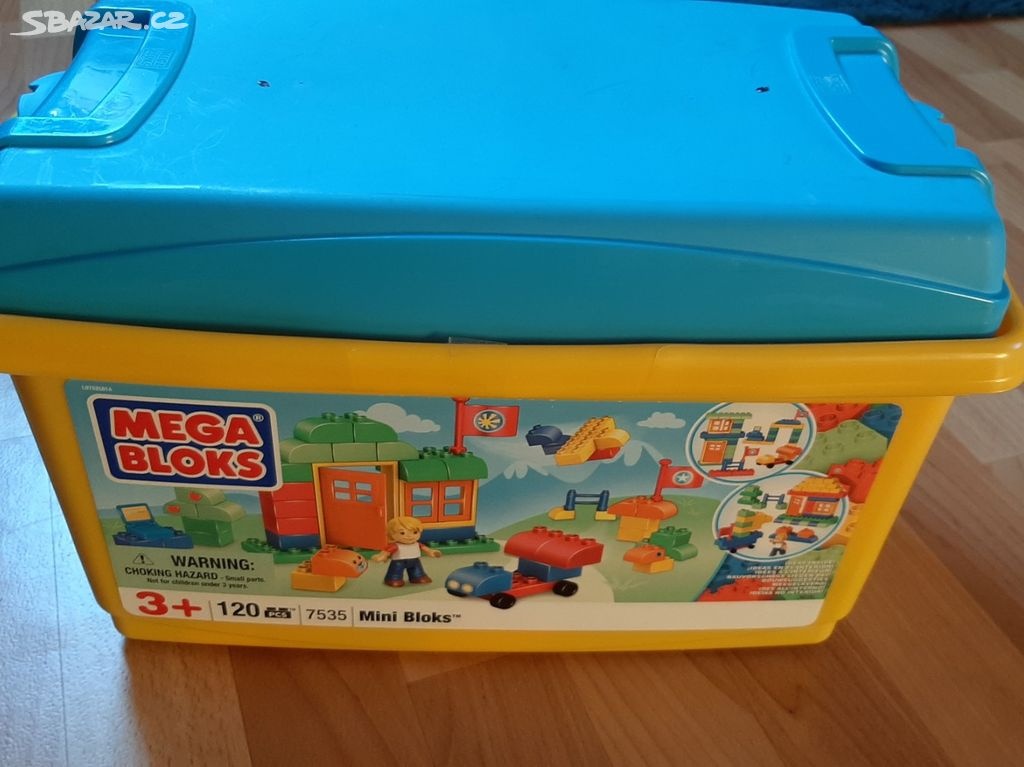 Stavebnice Mega Blocks 7535 v boxu, 120 kostek