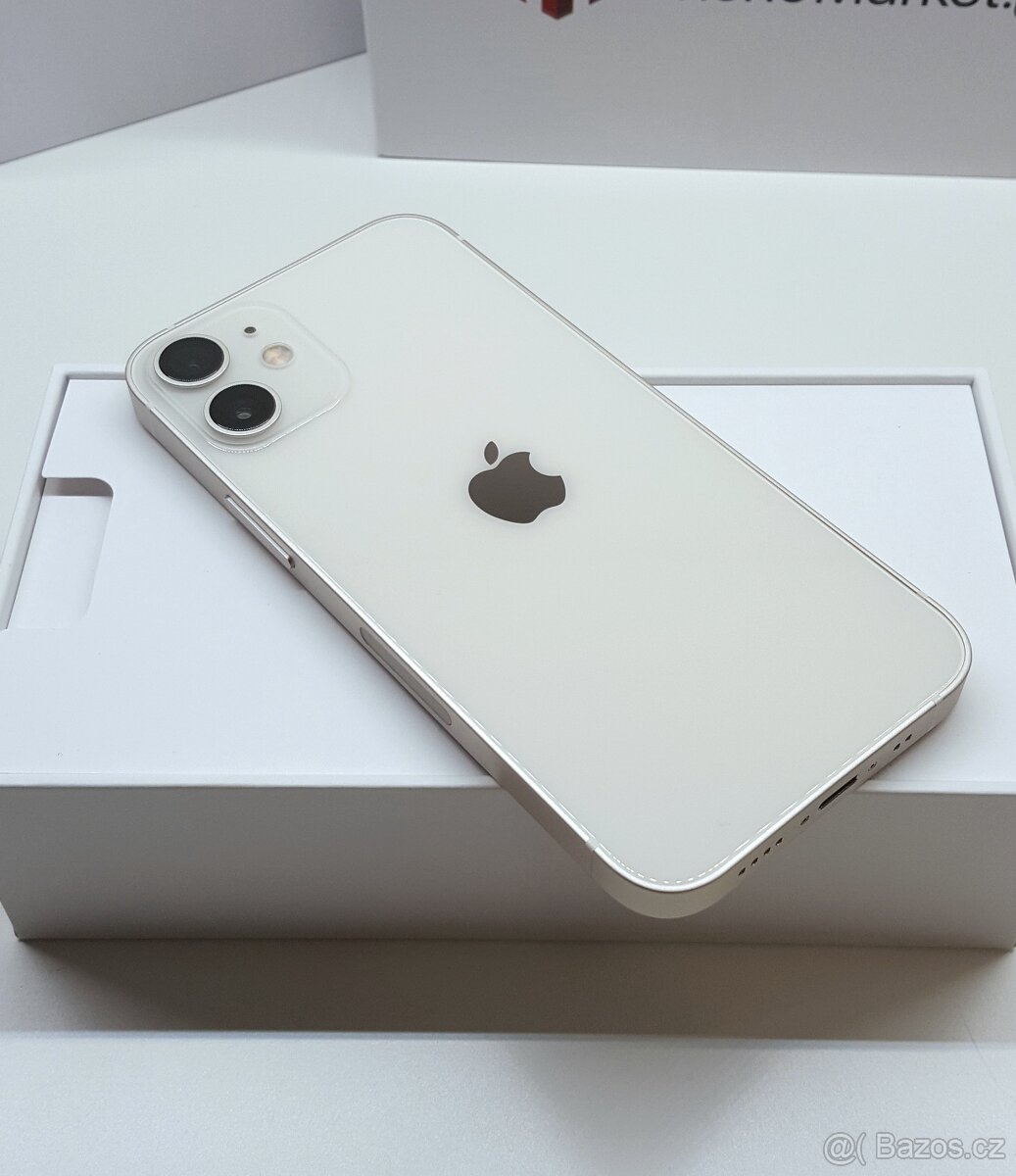 Apple iPhone 12 mini, 128GB, White - záruka 12 měsíců