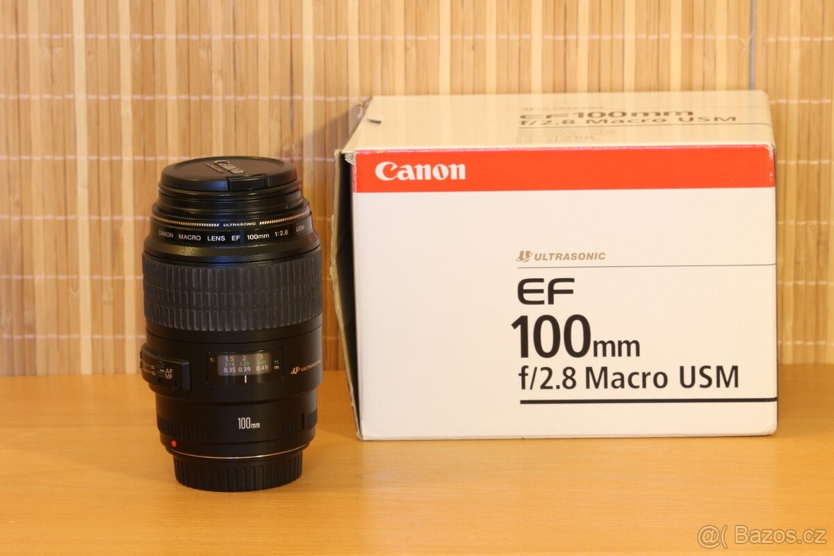 Canon makro objektiv EF 100mm f2,8 USM