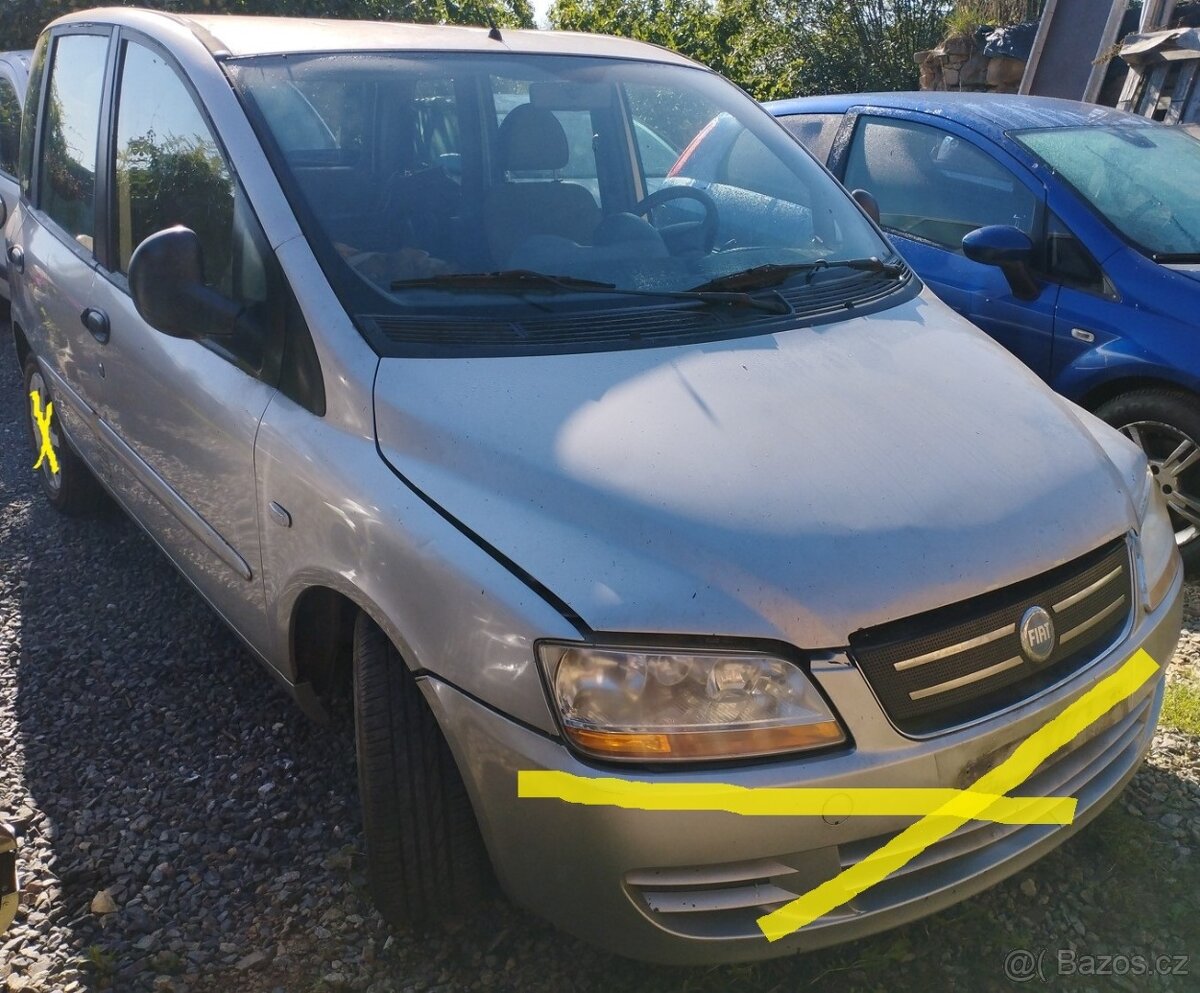 Fiat Multipla 1.9JTD - 88kW , rozprodám na ND