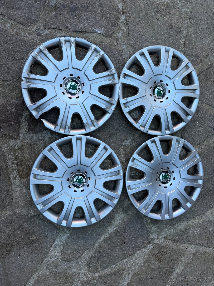 Poklice kryty kol skoda 15” original