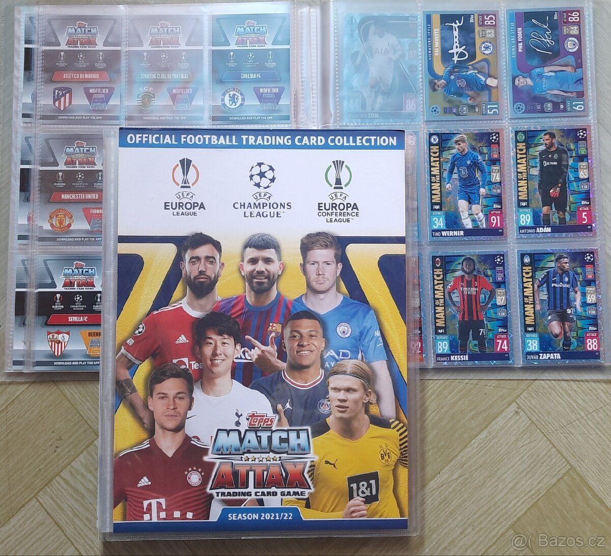 fotbal kartičky Match Attax Season 2021/22 Topps