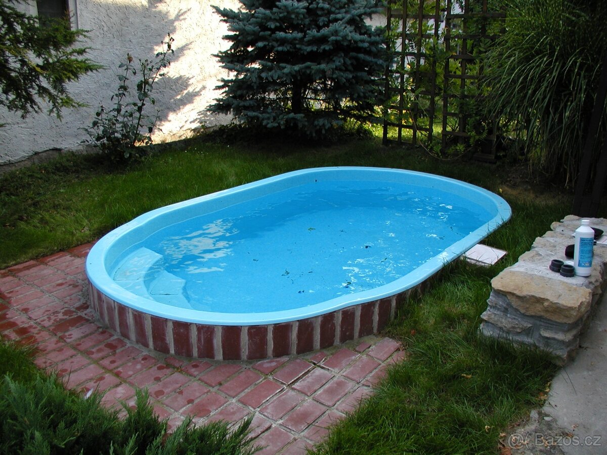 Bazén sklolaminát - 3,6m x 2,1m x 1,0 m