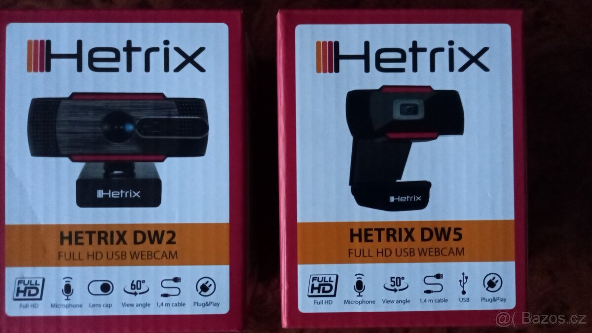 Webkamery Hetrix DW2 a DW5 - NOVÉ