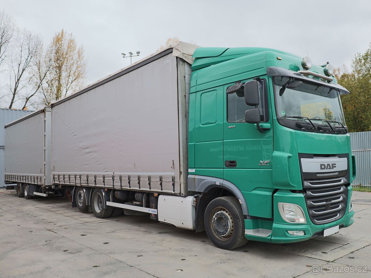 DAF XF 460, 6x2, EURO 6, ZVEDACÍ NÁPRAVA, 26 TUN