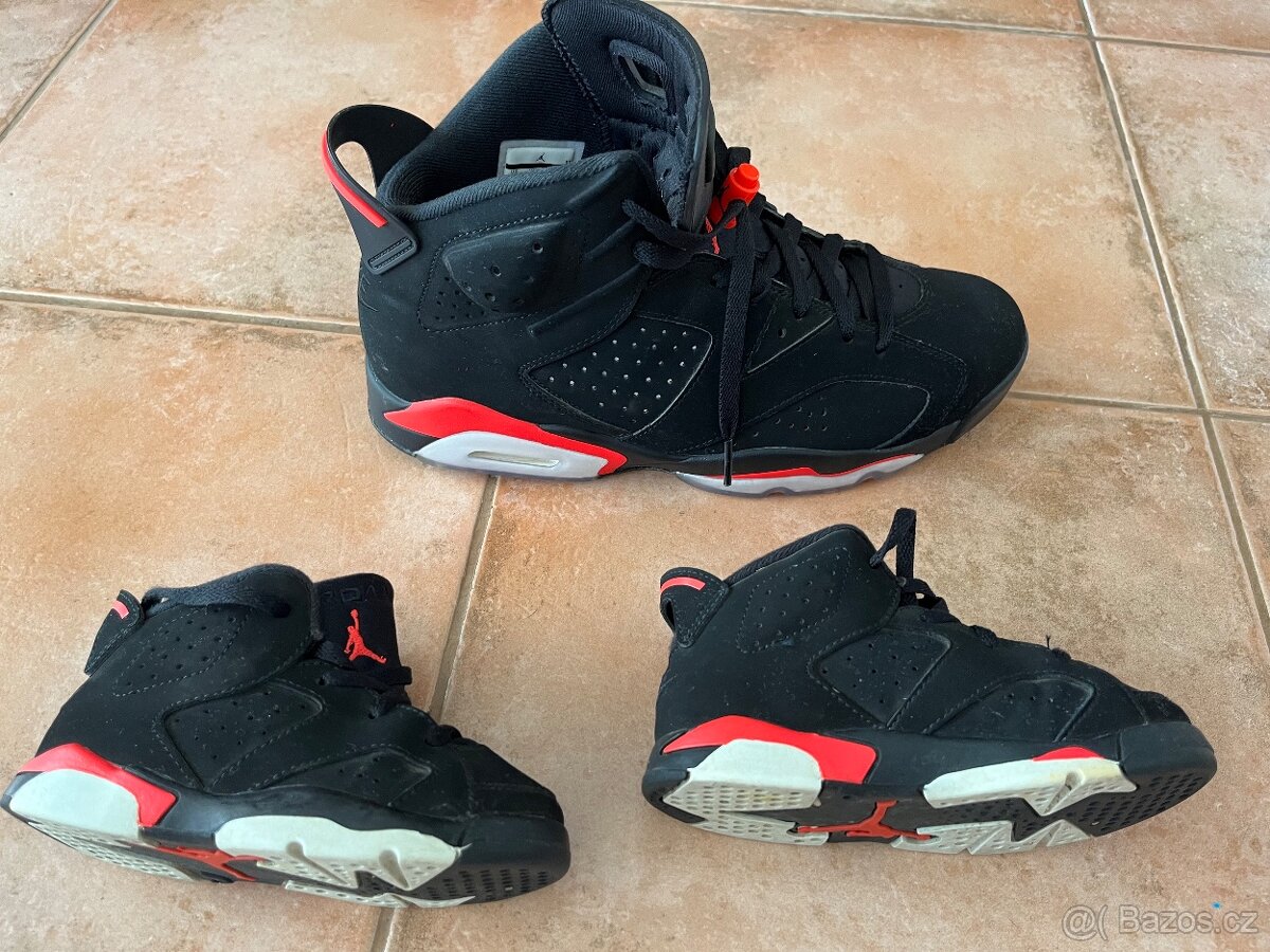 Nike air jordan 6 retro dětské (TD) 9C/26