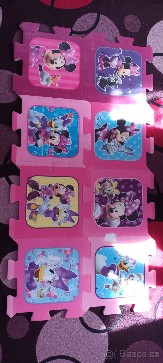 velké pěnové puzzle Minnie