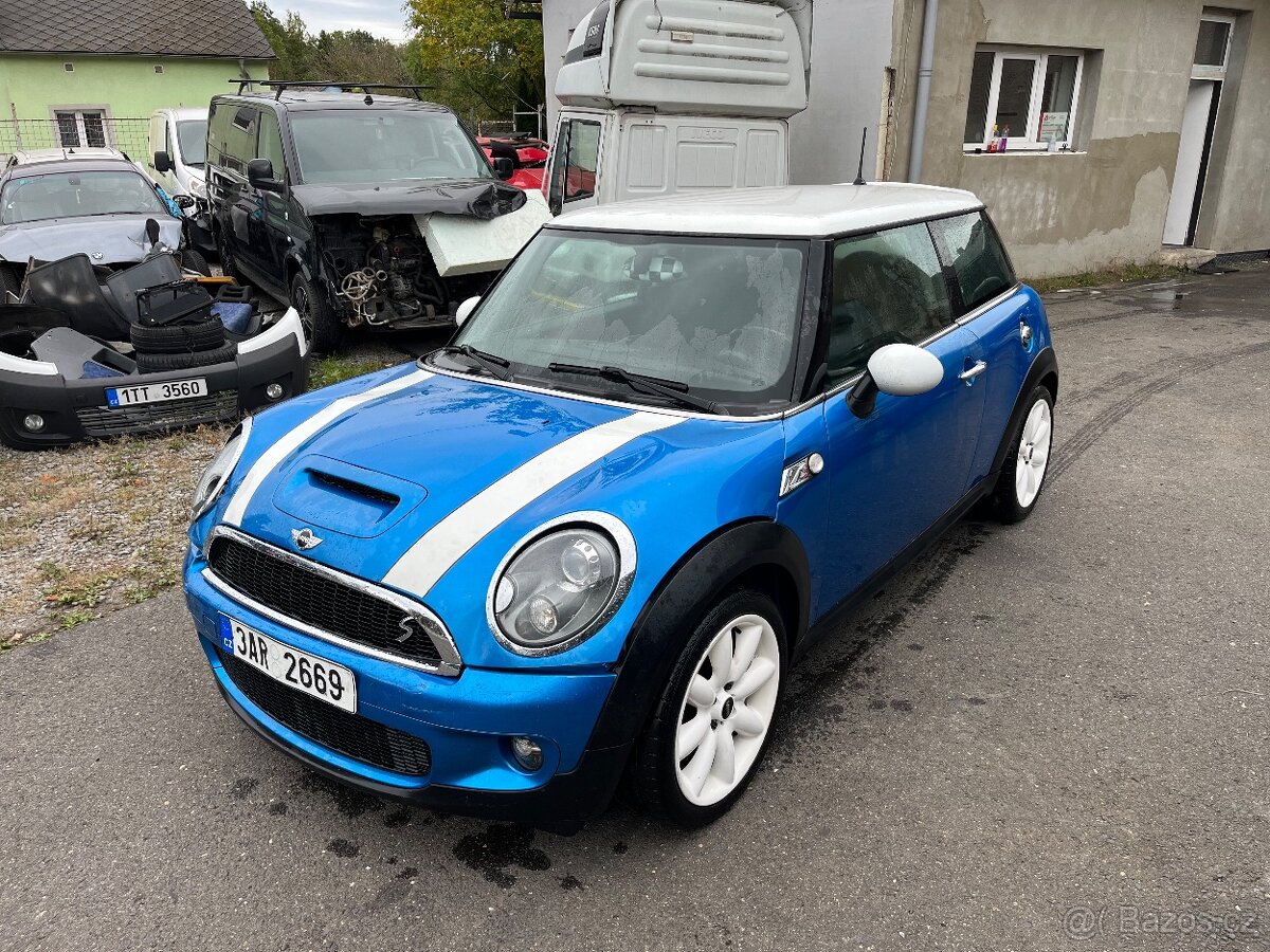 Mini Cooper S, 1.6 T, 128 kW, r.v. 2009, 159 tis. km