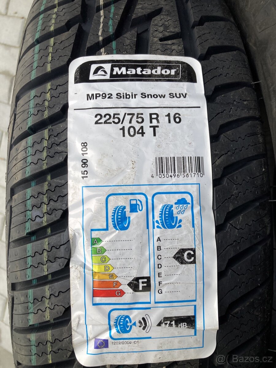 pneu Matador MP92 Sibir Snow SUV 225/75 R16 104 T zimni