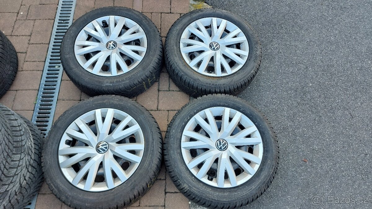 Kola zimní 16", VW, ŠKODA, SEAT, 5x112mm, pneu 205/55/16