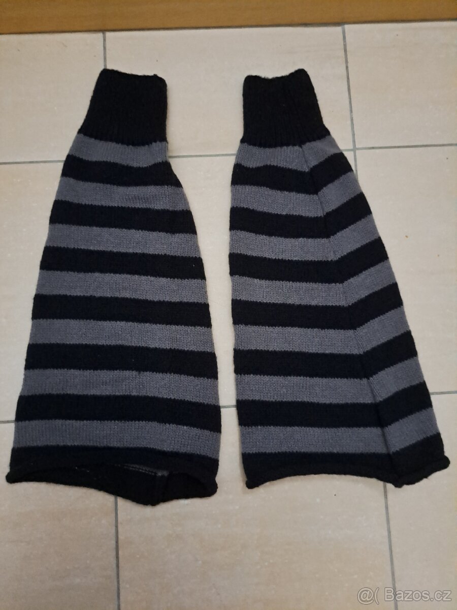 Leg warmers černošedivé