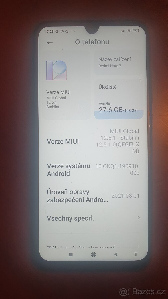 Xiaomi redmi note 7 vyměním