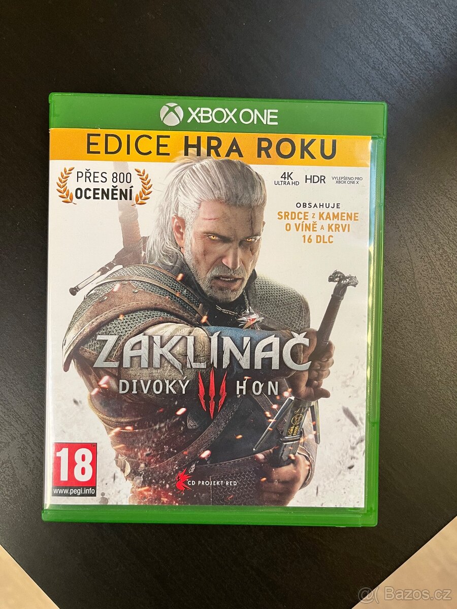 XBOX One hra Zaklínač III