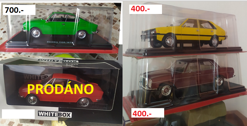 Model  Mercedes + Polonez + Škoda 110R  1:24.