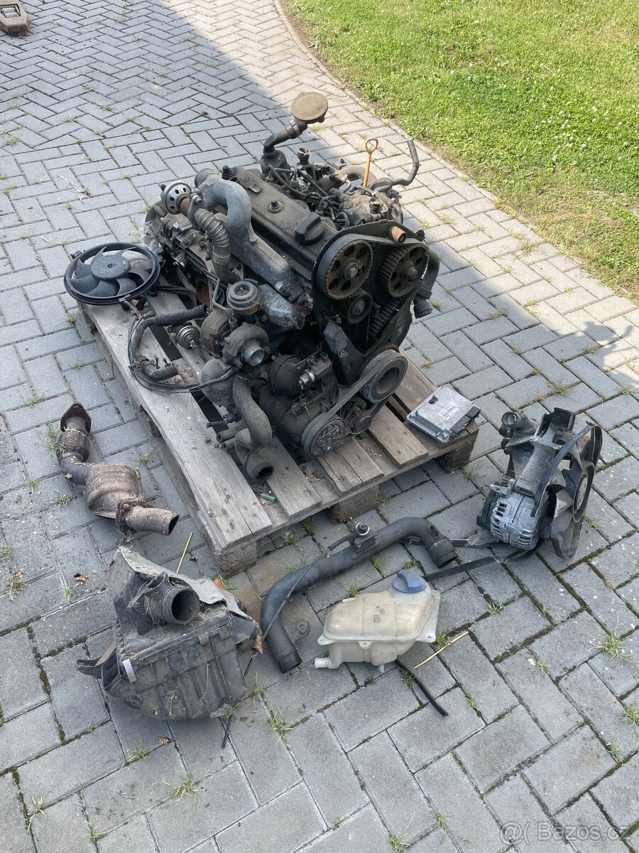 Motor 1.9tdi afn + převodovka