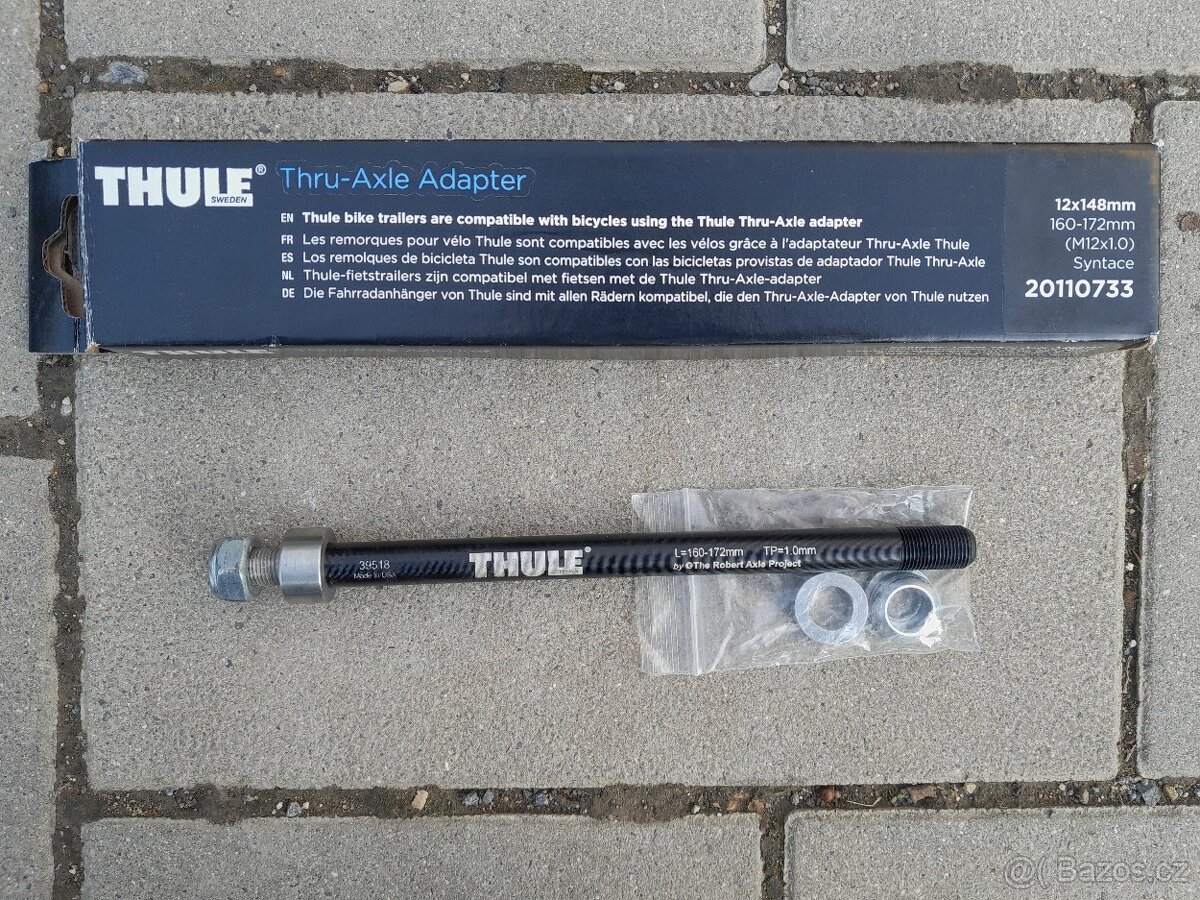 Thule thru axle Syntace (M12 x 1.0) 160-172 mm