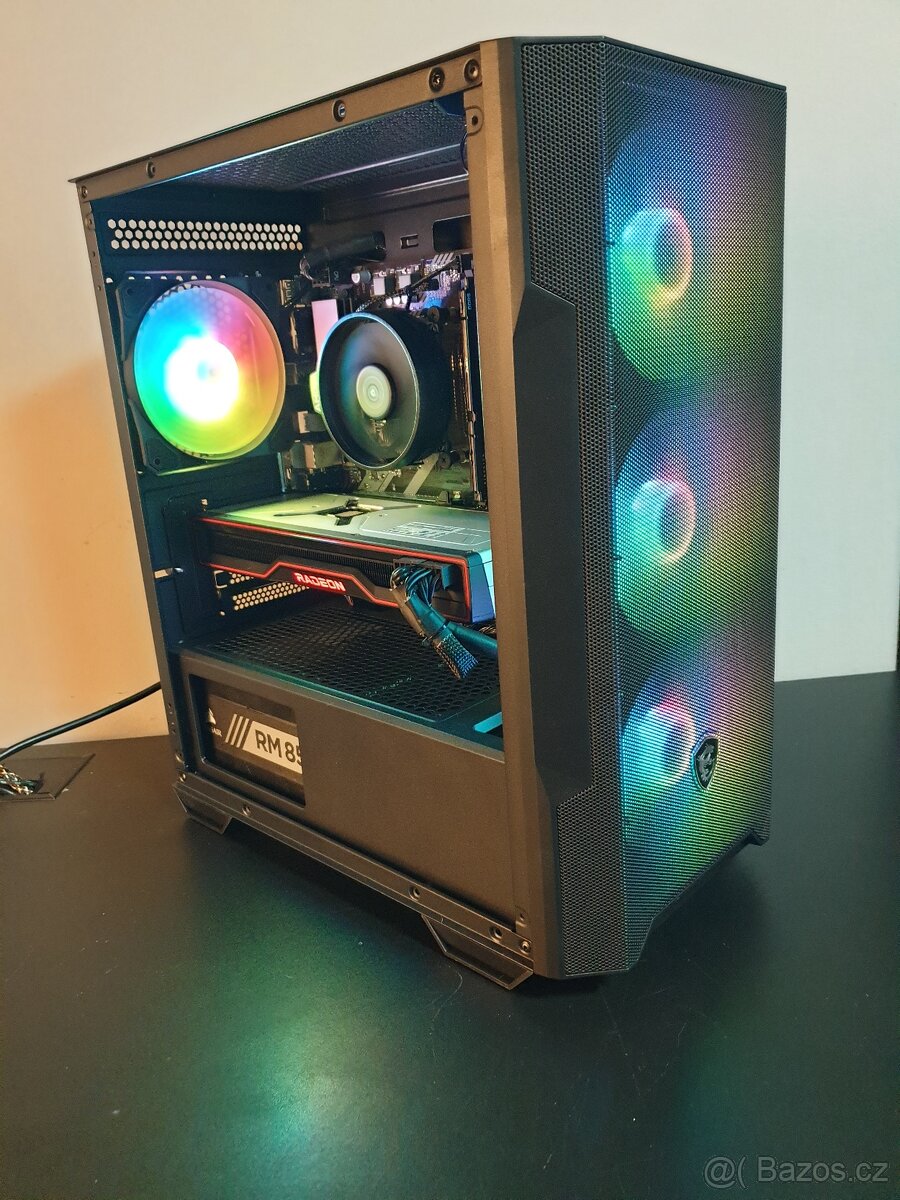 Herní PC: Ryzen 5 8400 /RX 6800 16gb /16gb RAM DDR5/ Záruka