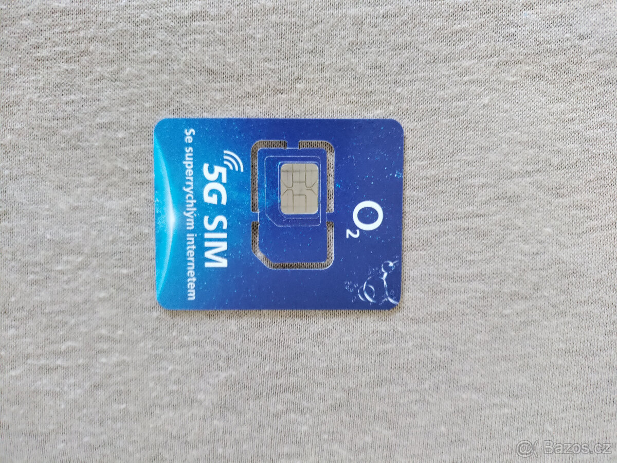 O2 SIM 100GB Datamanie za 350 měsíčně