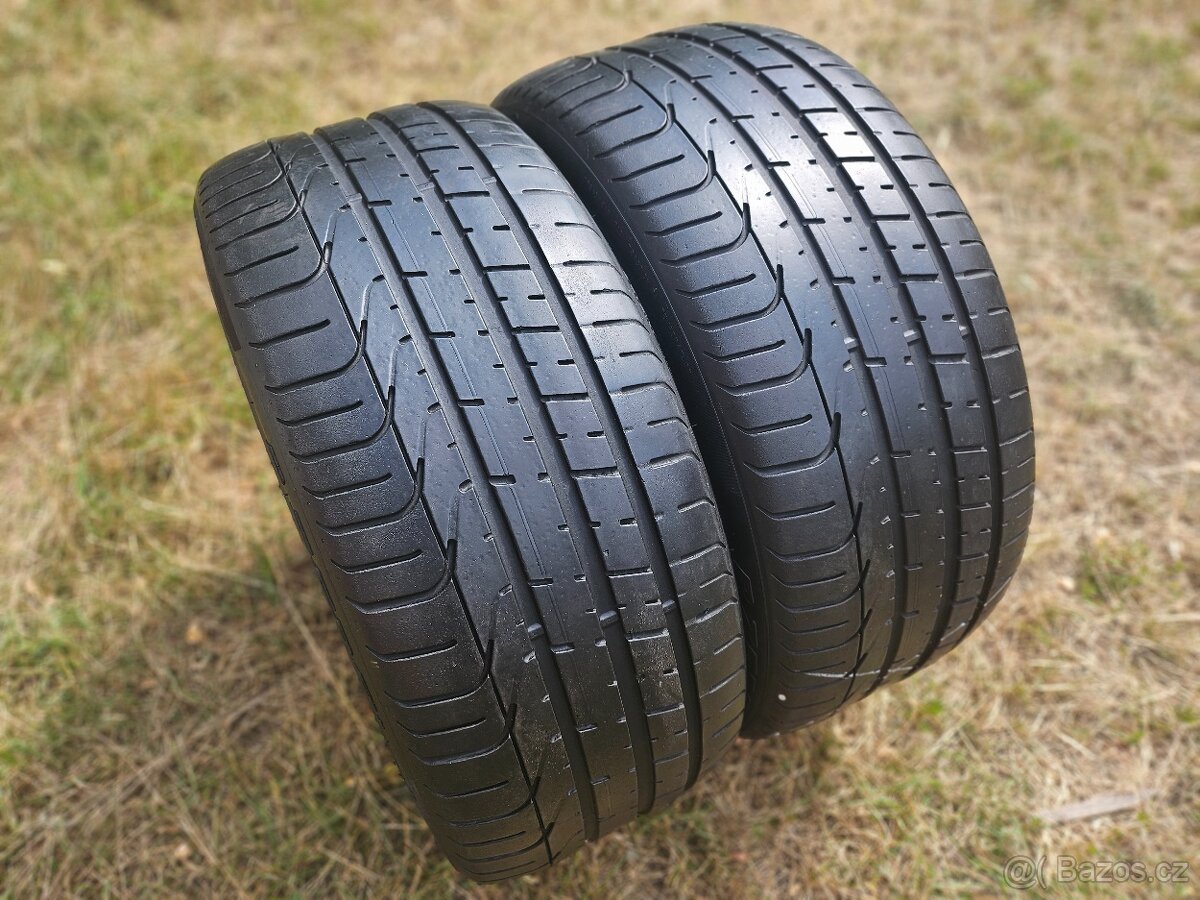 2x Letní pneu Pirelli P-Zero AO - 255/35 R20 XL - 75%