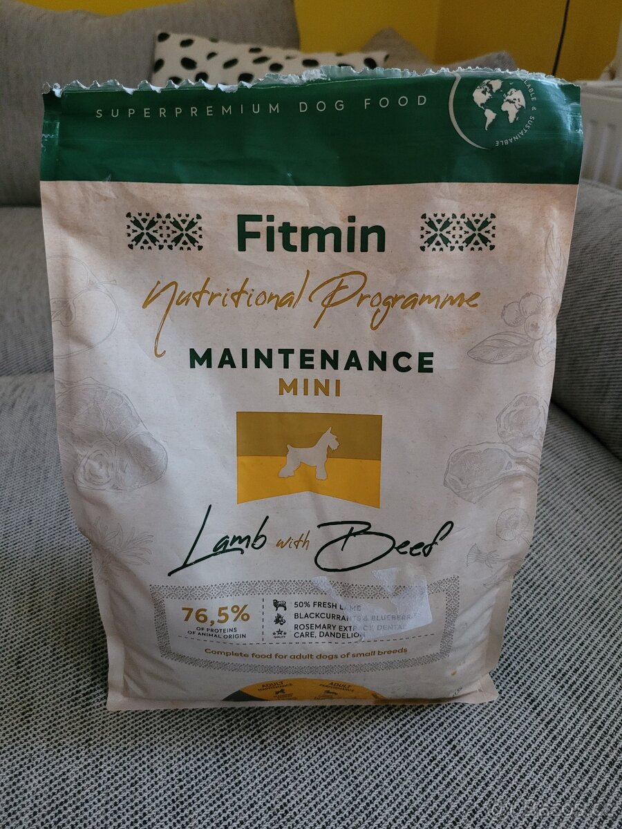 Granule pro psy Maintenance Mini zn. Fitmin, 2,5 kg