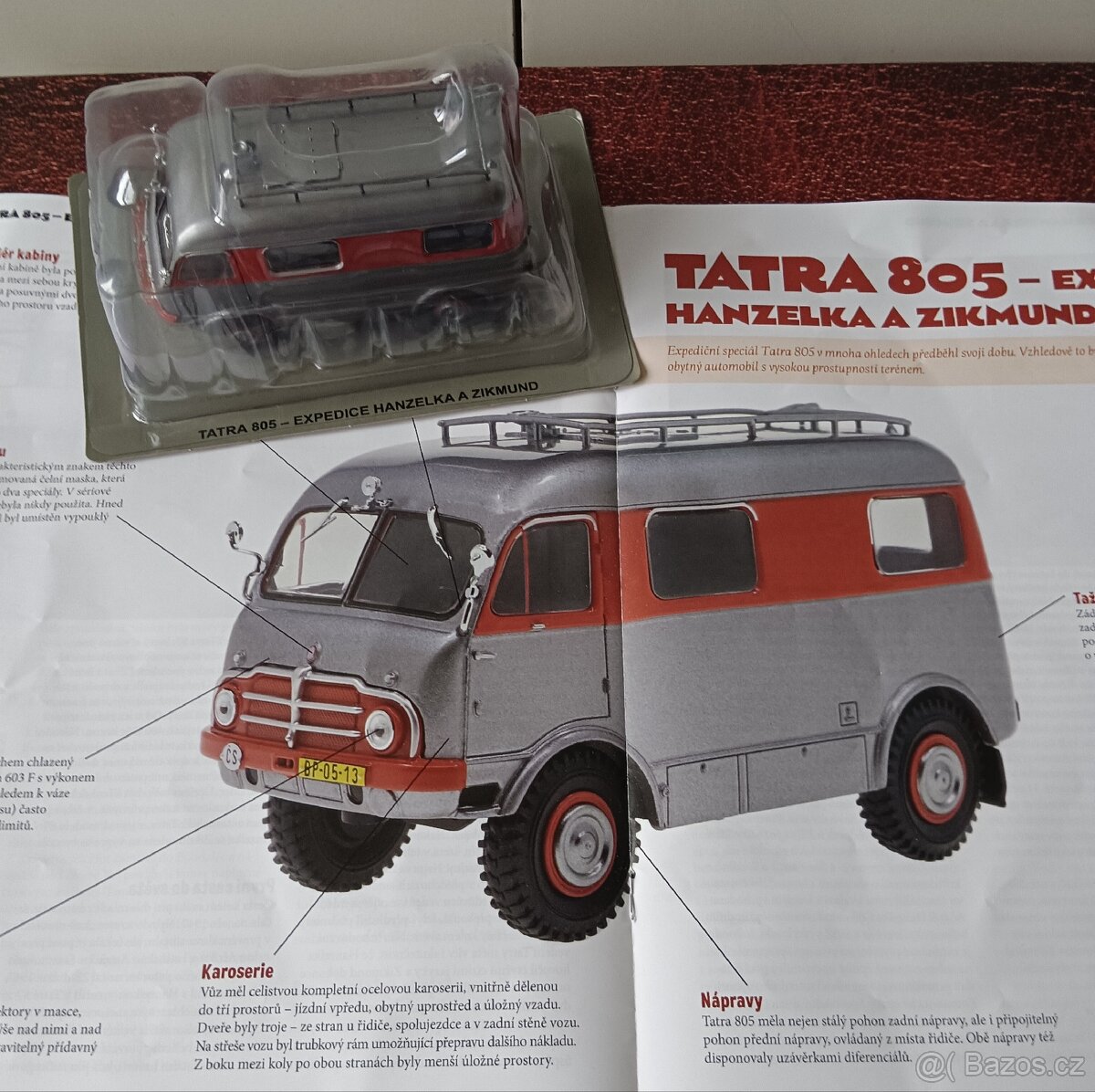 Tatra 805 expedice Zikmund a Hanzelka, deagostini 1:43