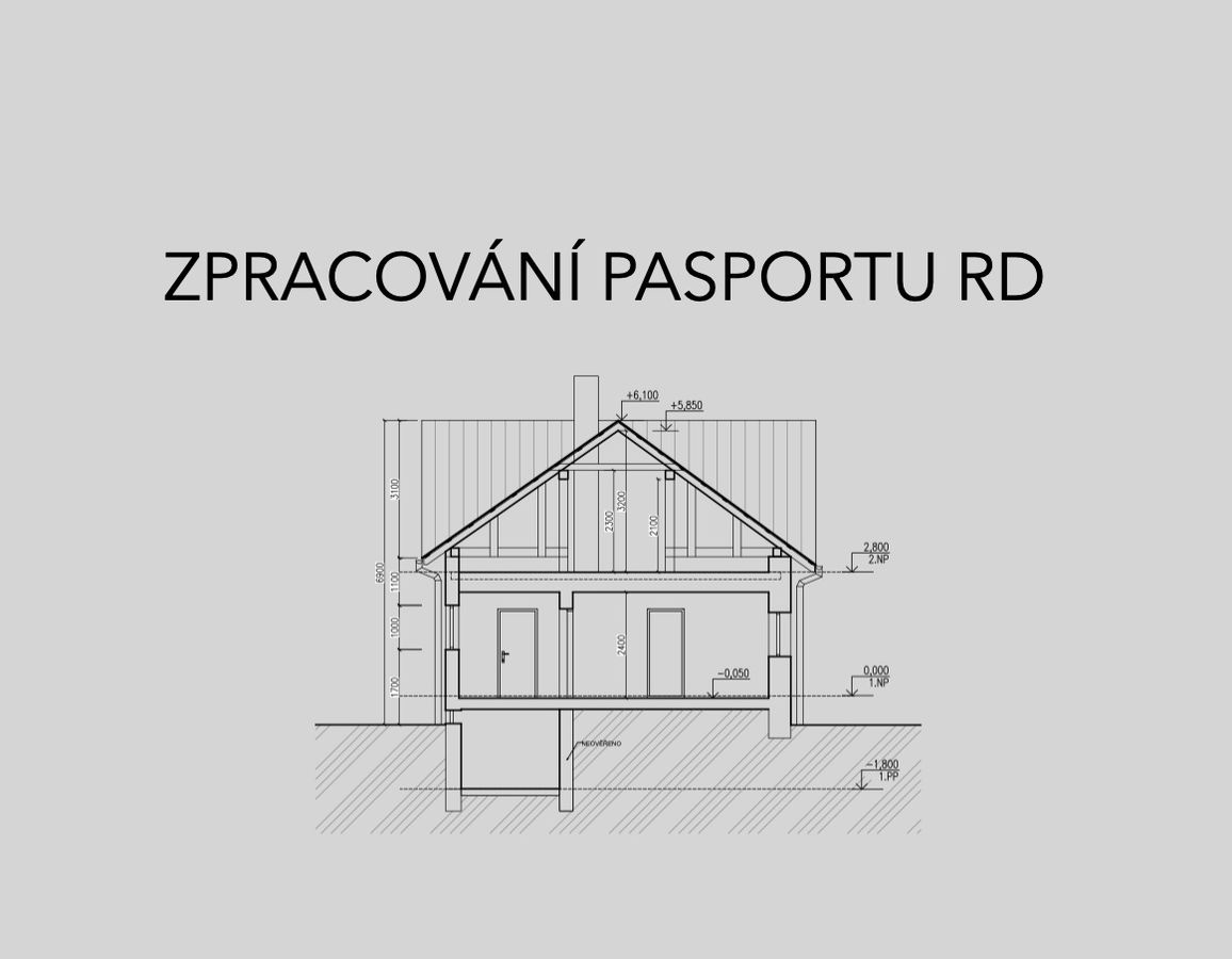 Zpracování pasportu - skutečného stavu budovy