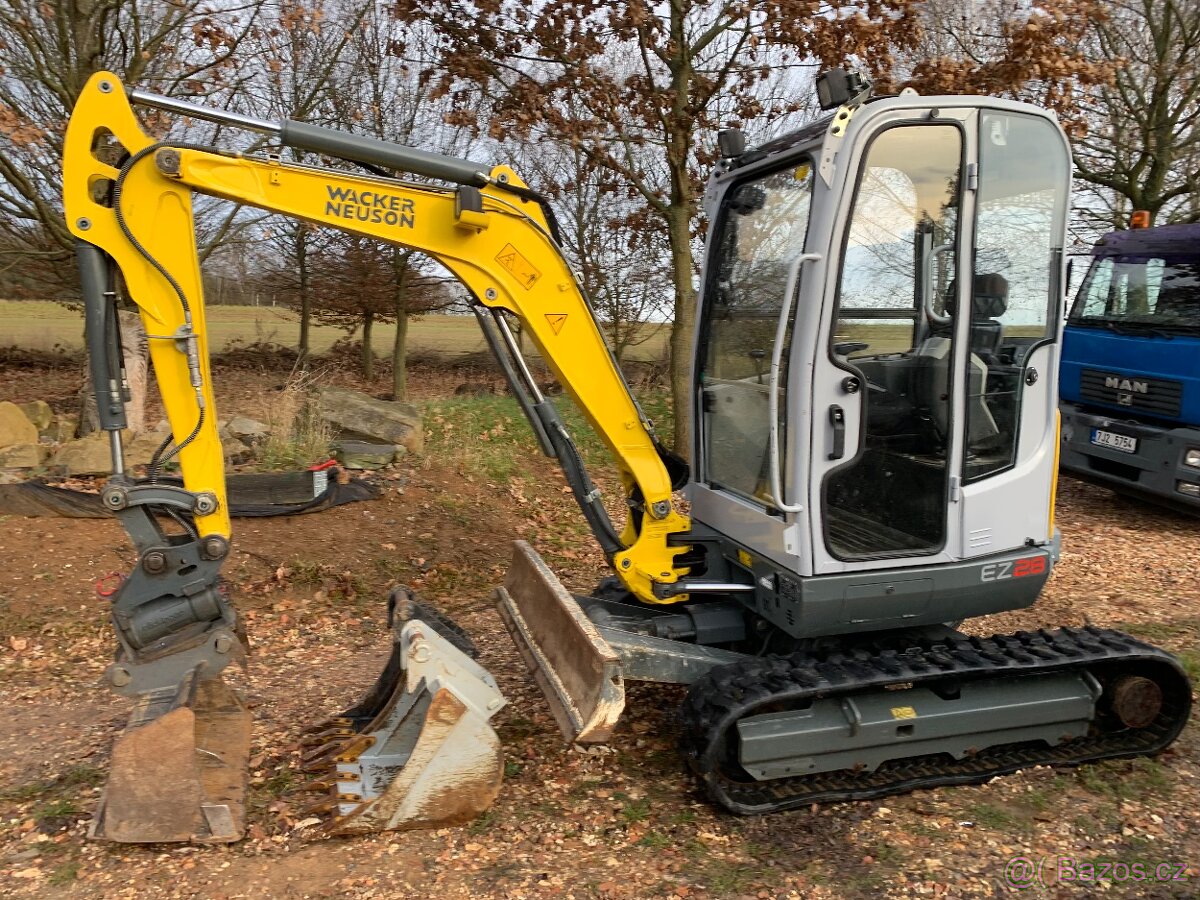 Wacker Neuson EZ 28 minibagr - Velmi zachovalý