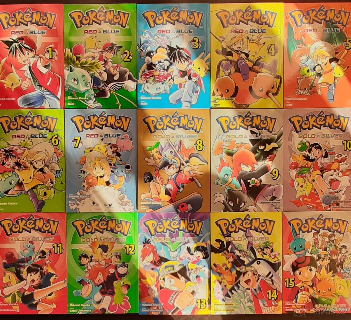 Manga - Pokemon 1-15Dil (Nové)