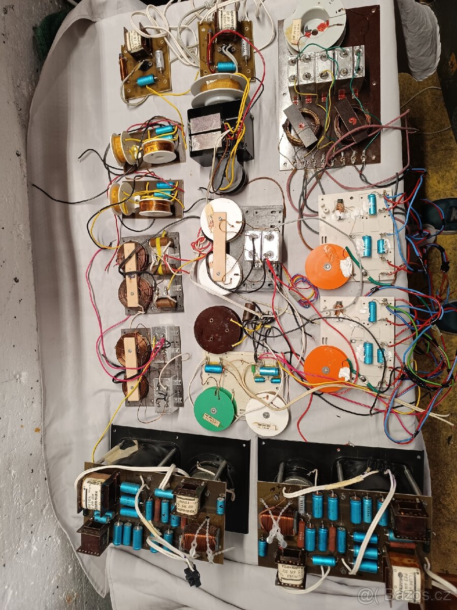 Repro výhybky Tesla, Visaton, Heco, Mision