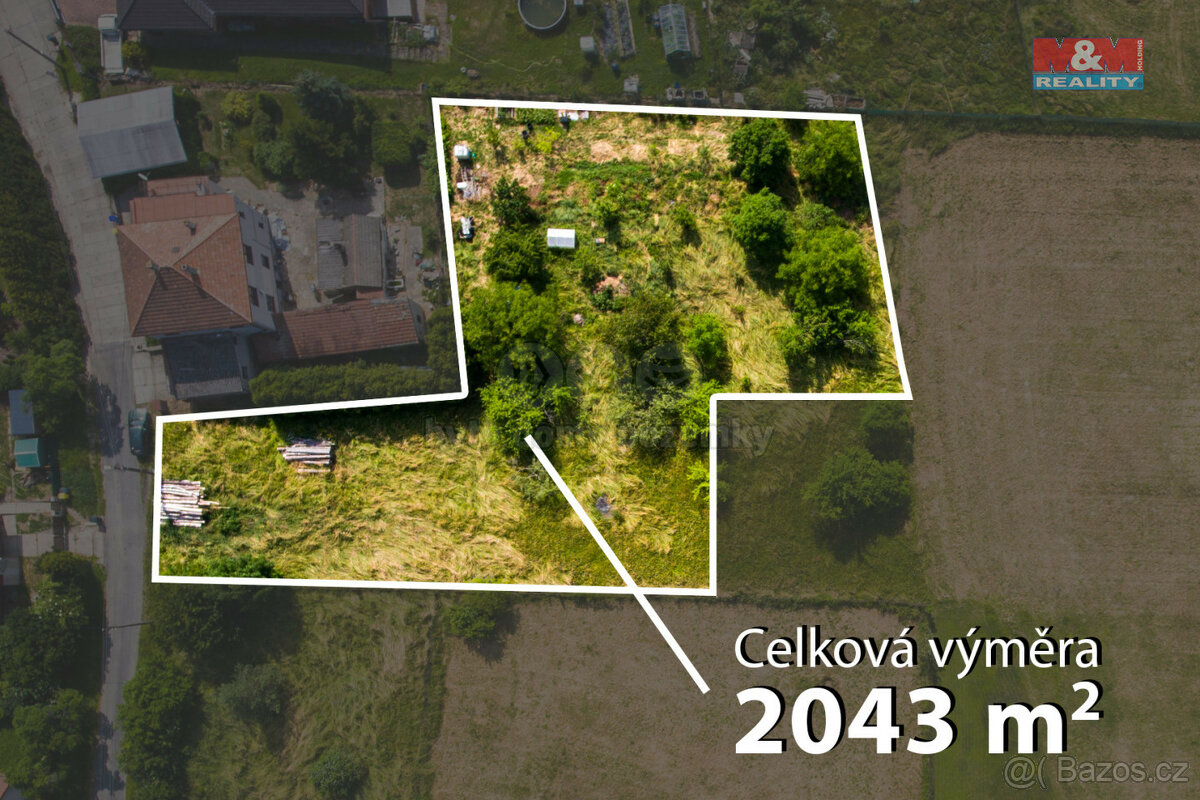 Prodej pozemku k bydlení, 2043 m², Holice