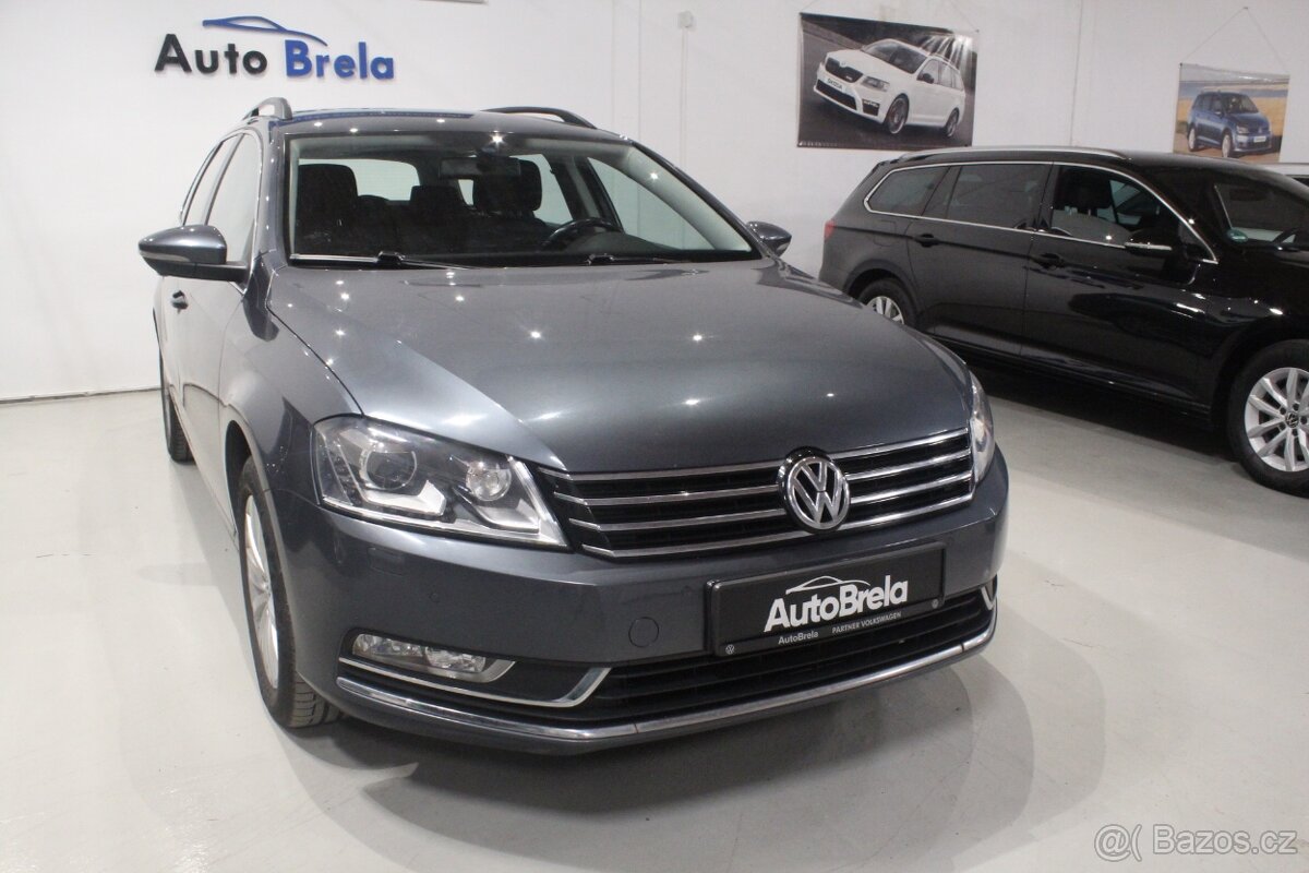 VW Passat B7 2.0TDI DSG 103kW Klima LED NAVI Tažné