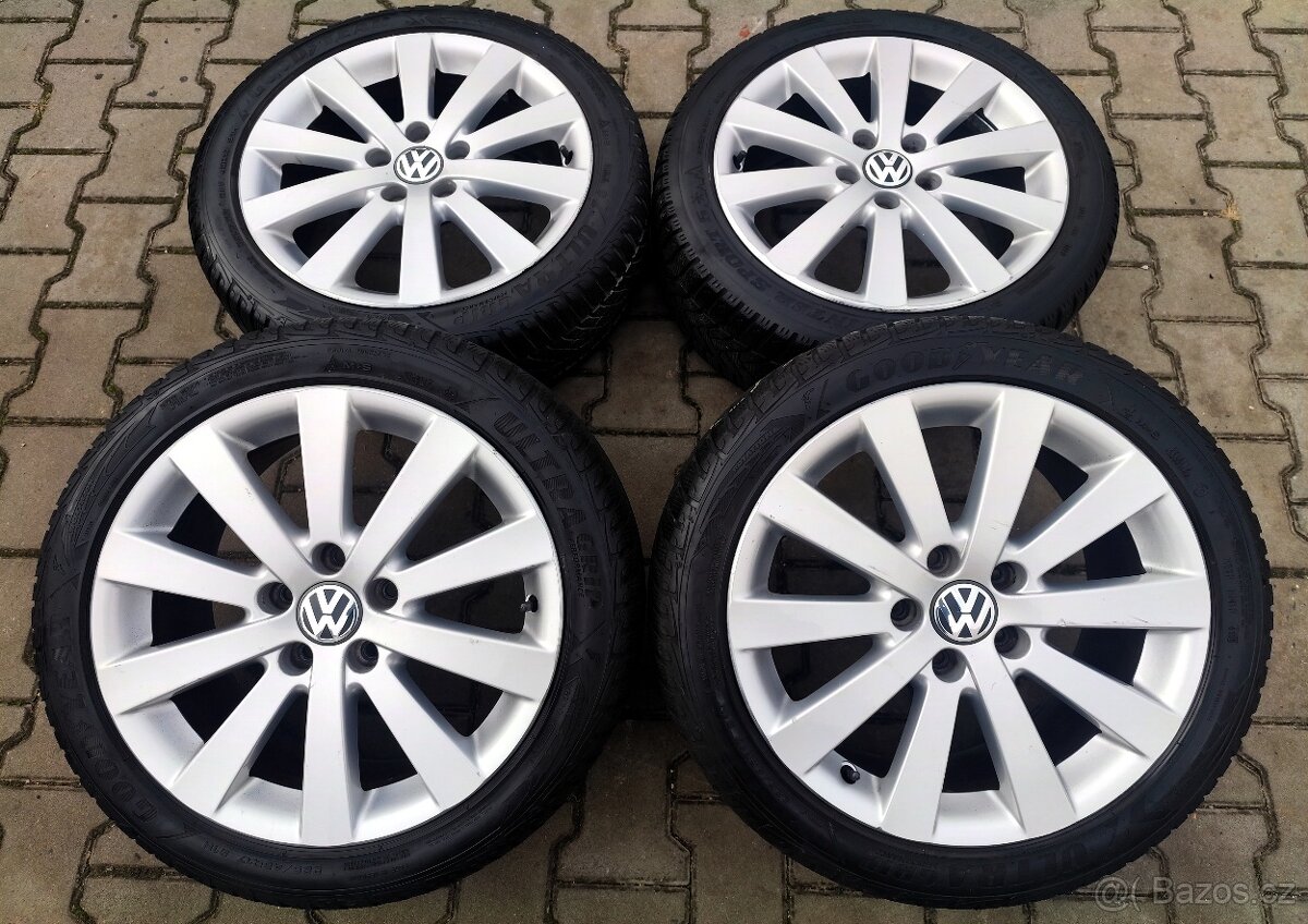 Alu kola originál Volkswagen Golf, Touran, Caddy 5x112 R17