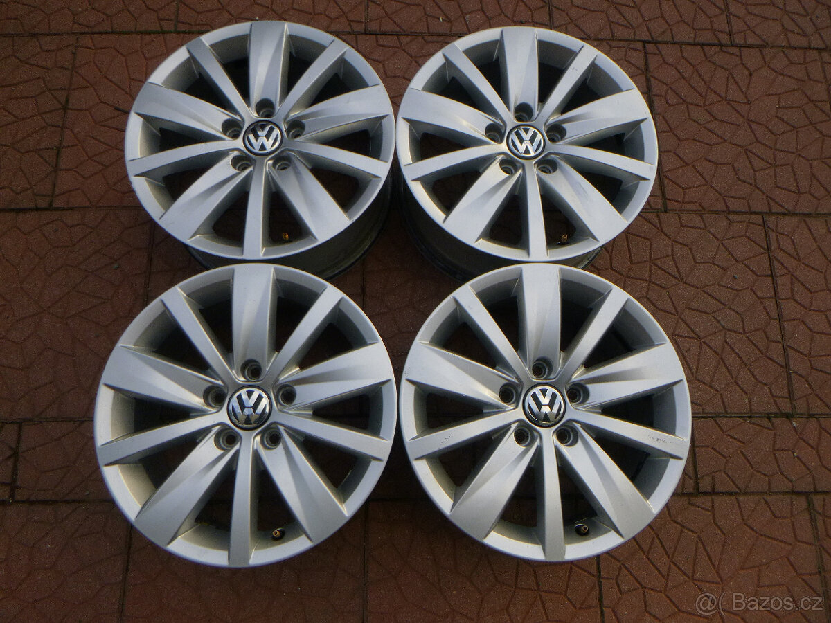 Alu sada disky elektrony originál VW 5x112 7Jx16 ET45