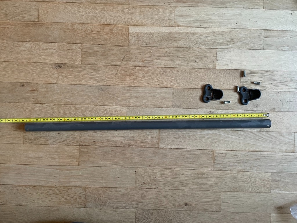 IKEA KOMPLEMENT věšák tyč na šaty 75 cm 22724