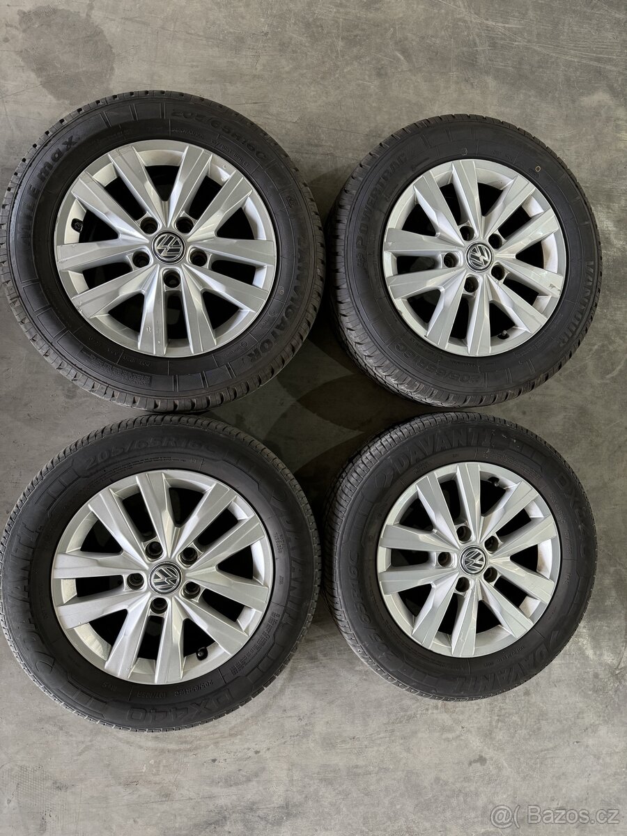 Sada alu kol VW Clayton 5x120 R16 7E0601025N