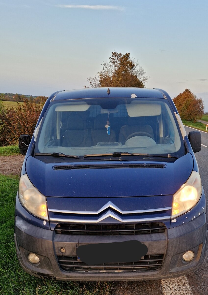 Citroen Jumpy 1.6 hdi r.v 2009, pracovní 6-ti místná pojizdn