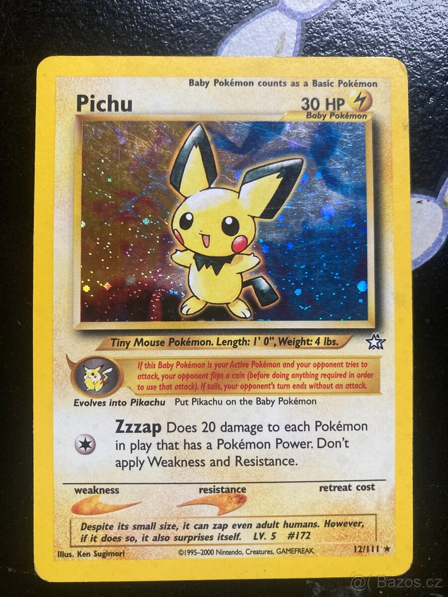 POKEMON PICHU NEO GENESIS 2001